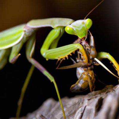  Praying Mantis: 鋭い眼光を持つ捕食者、その驚異的な変身と狩りのテクニックを探る！